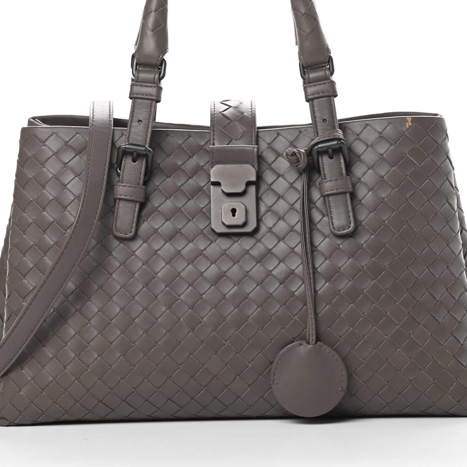Bottega Veneta Light Calf Intrecciato Small Roma Steel 8 of 11
