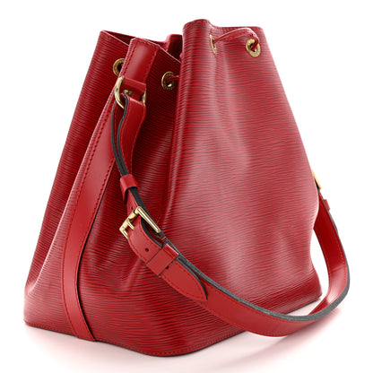 Louis Vuitton Epi Petit Noe Castillan Red 3 of 11
