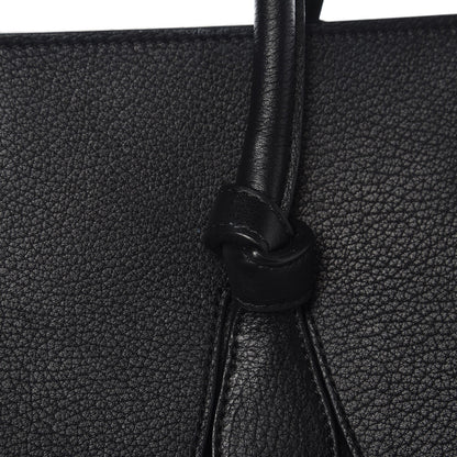 Celine Crisped Calfskin Mini Tie Knot Tote Black 8 of 11