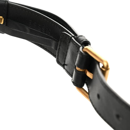 Gucci Calfskin Matelasse GG Marmont Belt Bag 85 34 Black 12 of 13