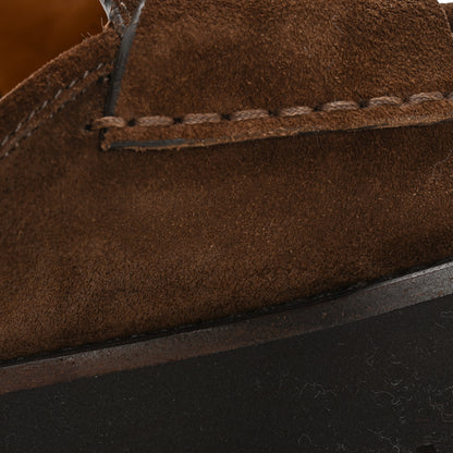 Gucci Suede Horsebit Platform Mules 39.5 Washed Brown 15 of 16