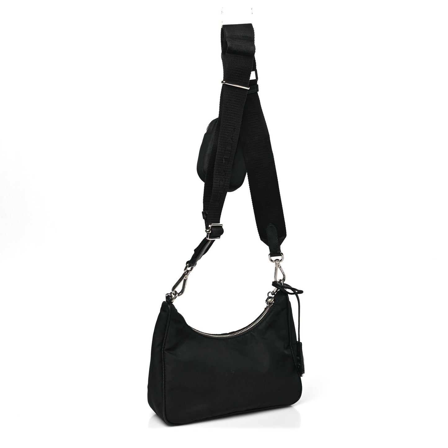 Re-Nylon Saffiano Re-Edition 2005 Shoulder Bag Black