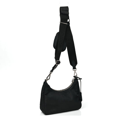 Prada Re-Nylon Saffiano Re-Edition 2005 Shoulder Bag Black 3 of 11