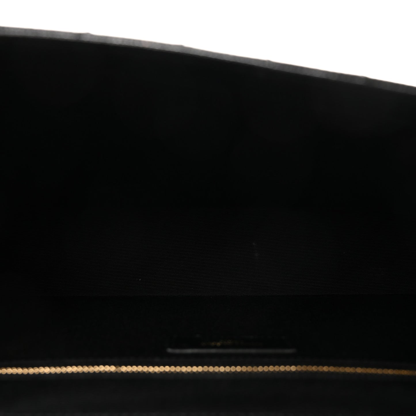 Grain De Poudre Matelasse Chevron Large Monogram Satchel Black