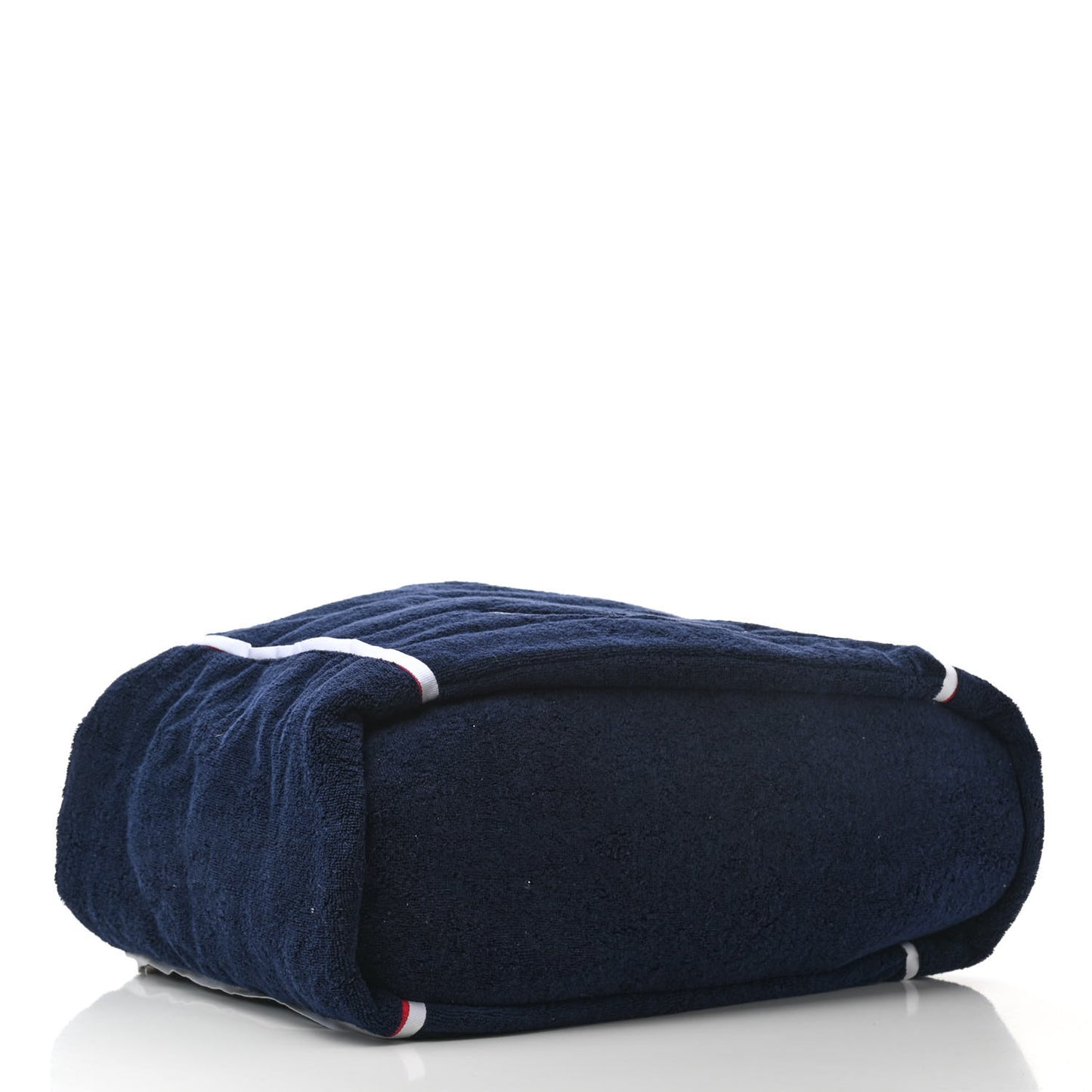 Reversible Chanel Airlines Tote Silver Navy