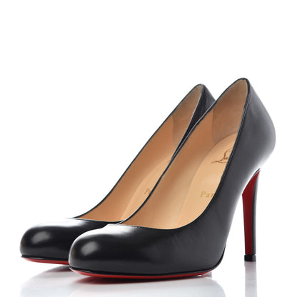 Christian Louboutin Kid Simple 100 Pumps 37 Black 3 of 10