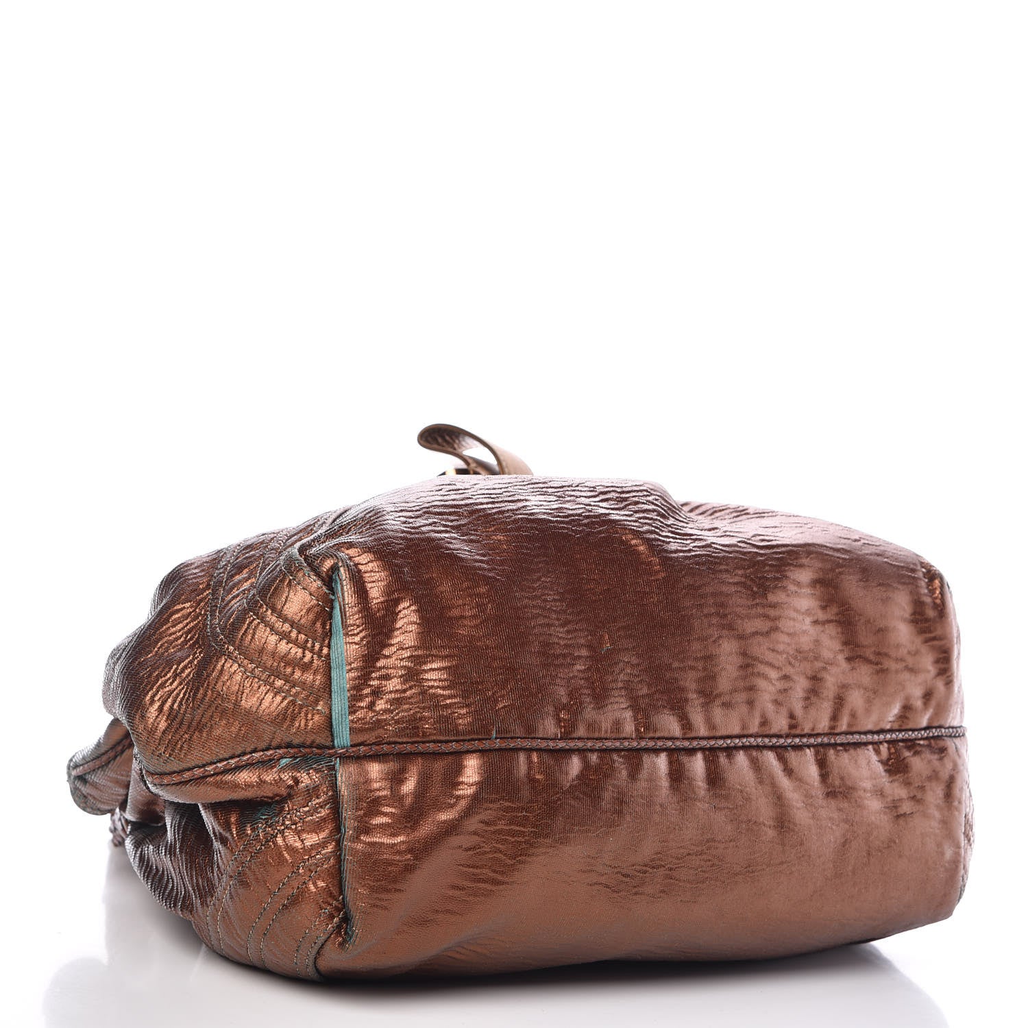Fendi Nappa Fortuny Hologram Spy Tobacco Oro Ambrato 4 of 9