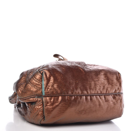 Fendi Nappa Fortuny Hologram Spy Tobacco Oro Ambrato 4 of 9