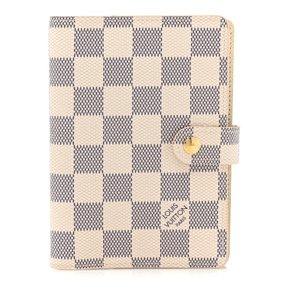 Louis Vuitton Damier Azur Small Ring Agenda Cover 1 of 9