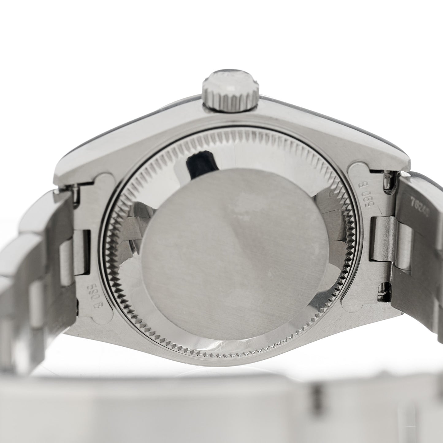 Stainless Steel 26mm Oyster Perpetual Date Watch Blue 79160