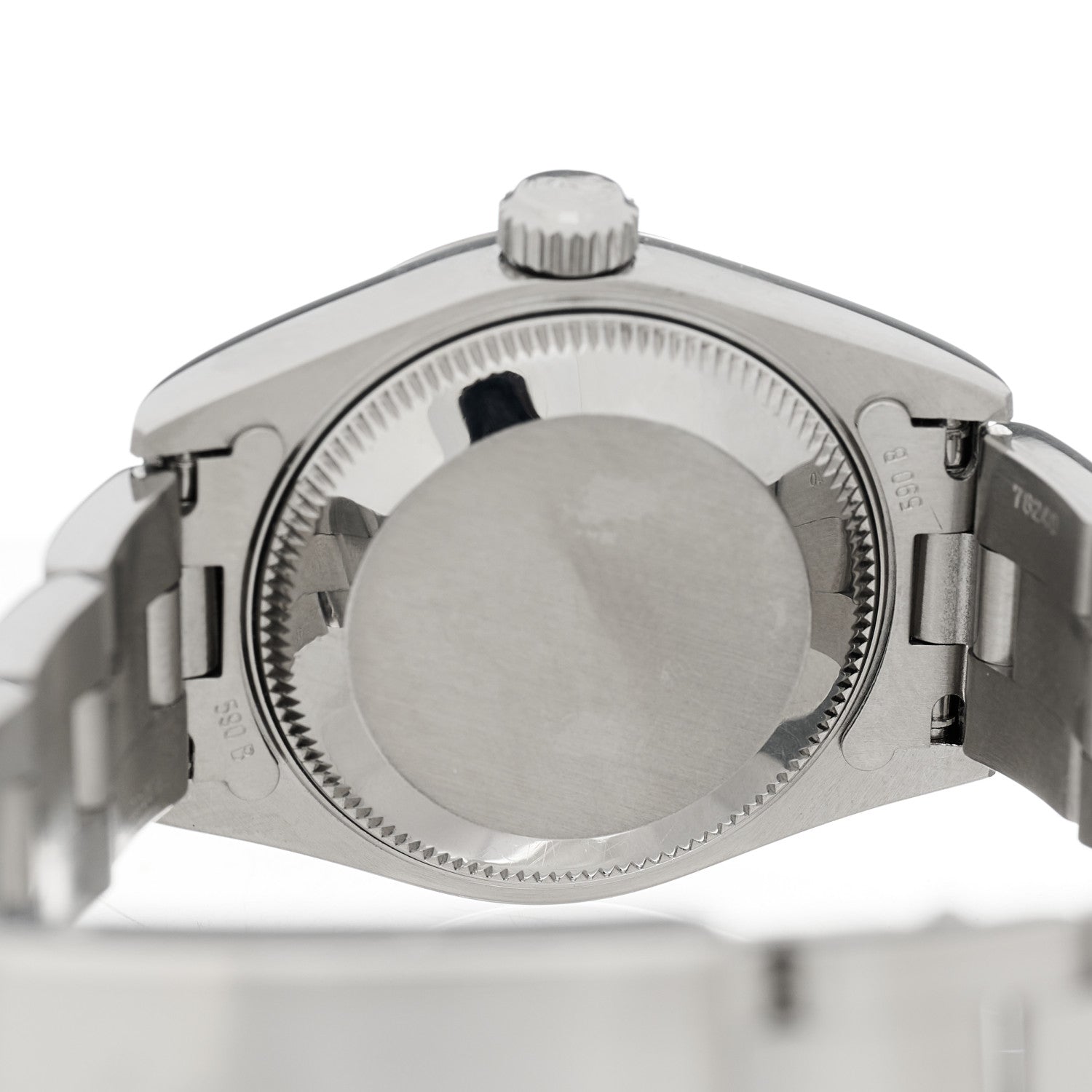 Rolex Stainless Steel 26mm Oyster Perpetual Date Watch Blue 79160 4 of 4