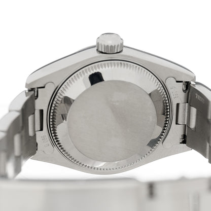 Rolex Stainless Steel 26mm Oyster Perpetual Date Watch Blue 79160 4 of 4