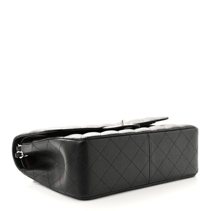 Chanel Caviar Quilted Jumbo Double Flap Black 4 of 12