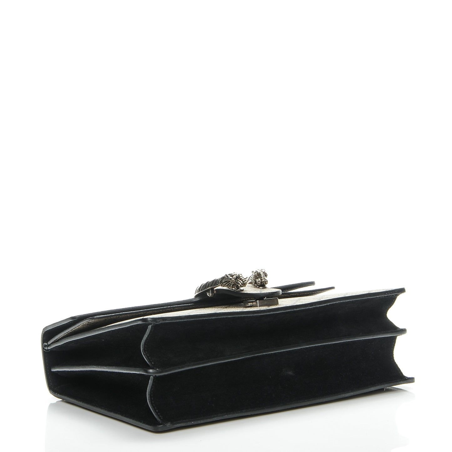 GG Supreme Monogram Medium Dionysus Shoulder Bag Black