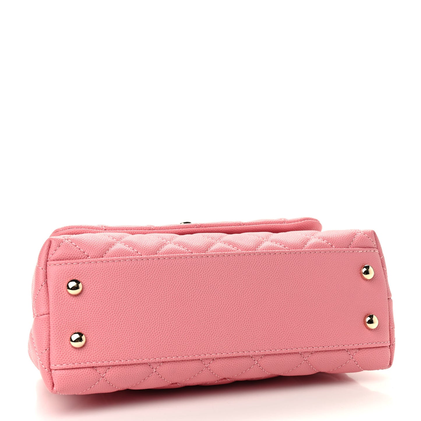 Caviar Quilted Mini Coco Handle Flap Pink