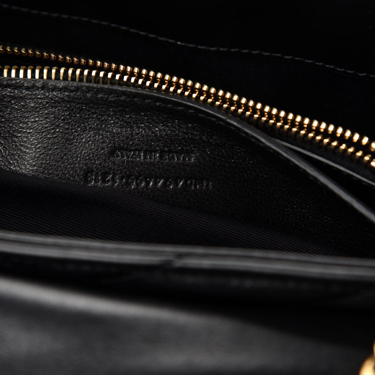 Calfskin Y Quilted Monogram Small Loulou Chain Satchel Black