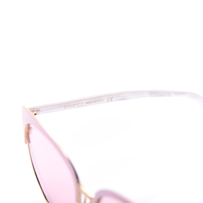 Gucci Round Metal GG0246SA Sunglasses Light Pink 6 of 8