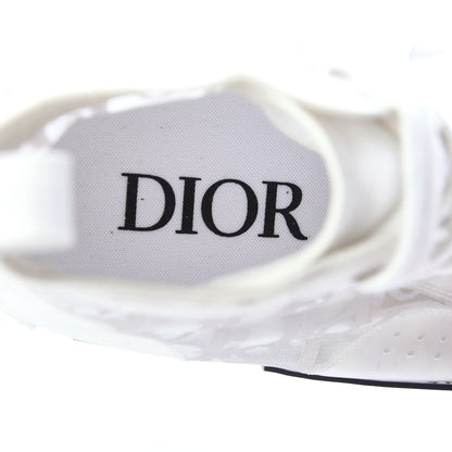 Christian Dior Technical Canvas Oblique Mens B23 High Top Sneakers 40 White 8 of 12