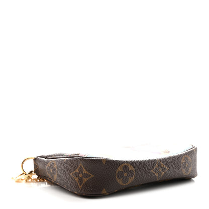 Louis Vuitton Monogram 2022 Christmas Animation Seoul Mini Pochette Accessories Fuchsia 4 of 8