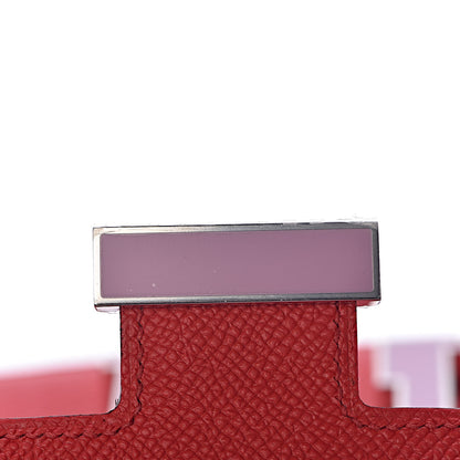 Hermes Epsom Enamel Constance 18 Rouge de Coeur Mauve Sylvestre 12 of 22