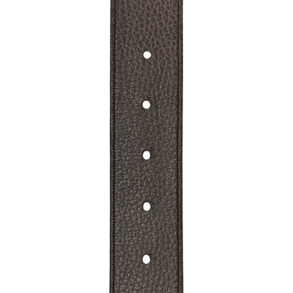 Gucci Dollar Calfskin Double G Reversible 37mm Belt 90 36 Black New Acero 5 of 5