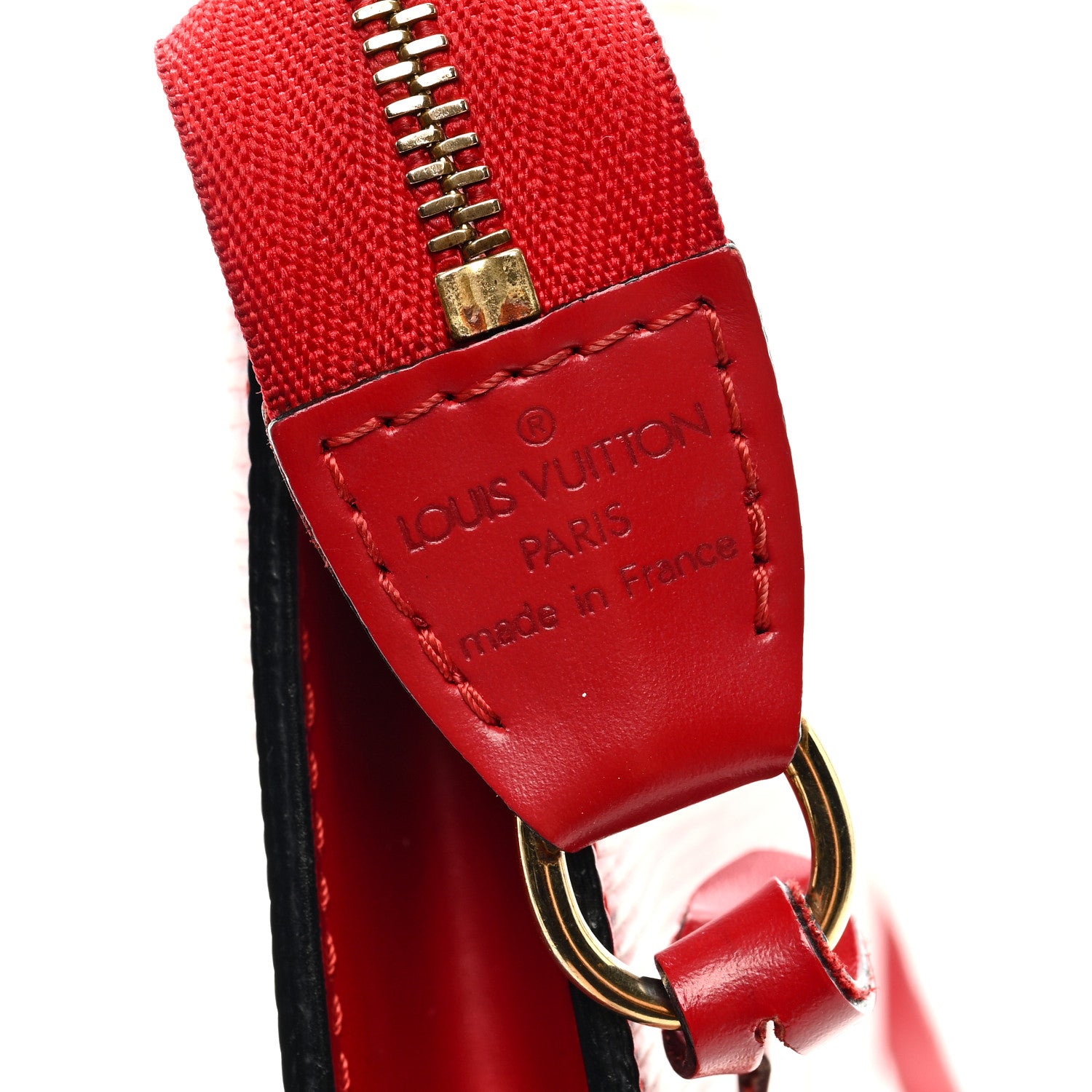 Louis Vuitton Epi Pochette Accessories 24 Castillan Red 6 of 8