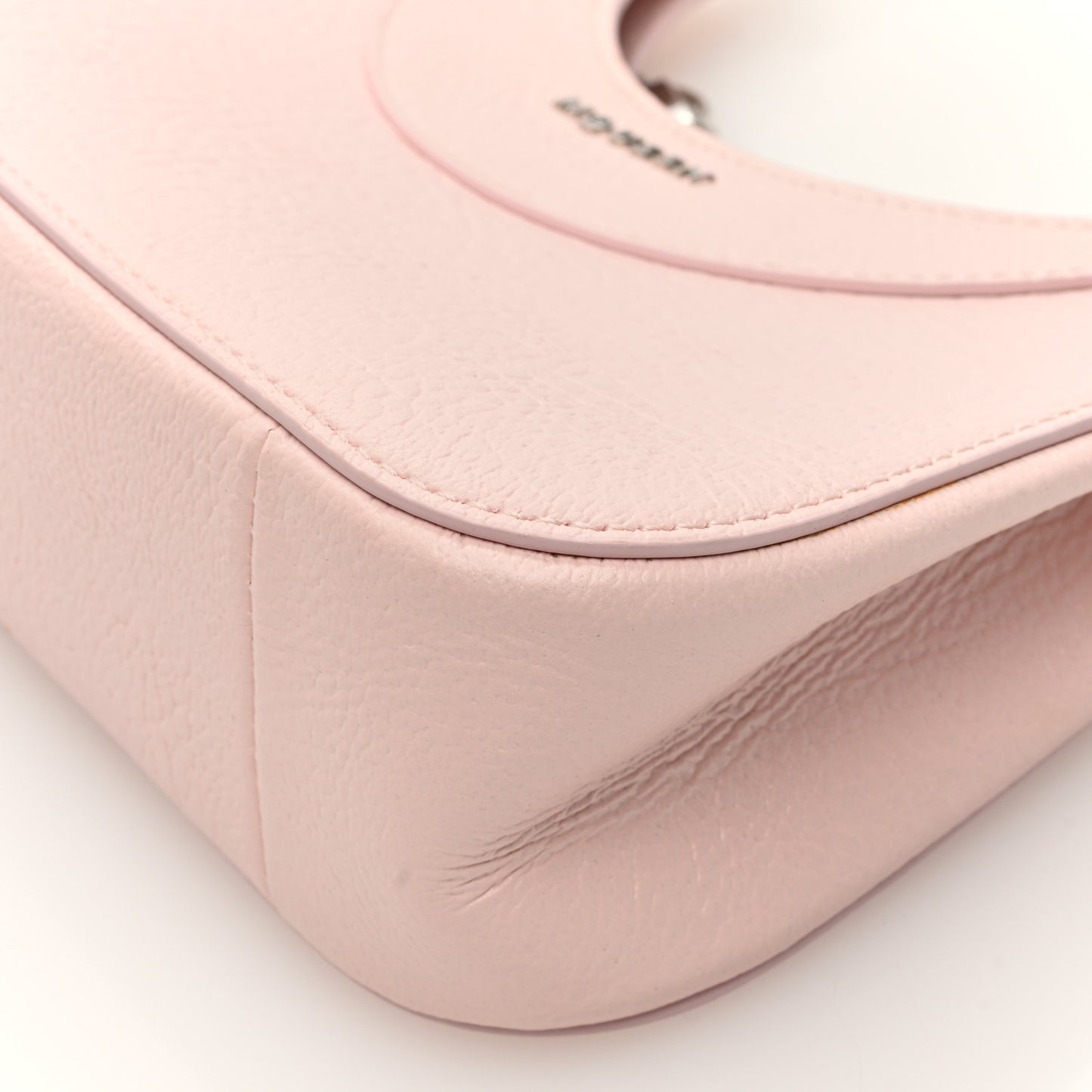 Graned Lambskin Mini T-Bar Bag Venus Pink