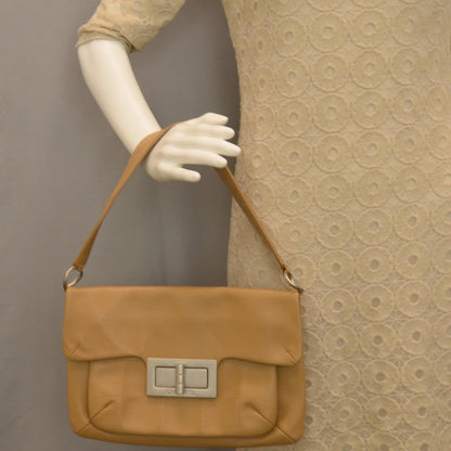Chanel Leather Mademoiselle Flap Bag Beige 2 of 9