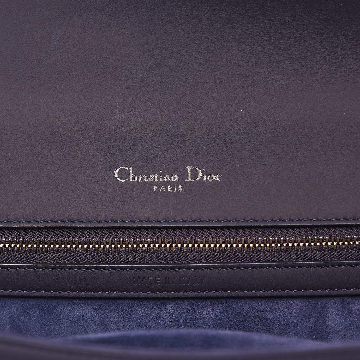 Christian Dior Ultra Matte Calfskin Studded Medium Diorama Flap Bag Indigo 6 of 9