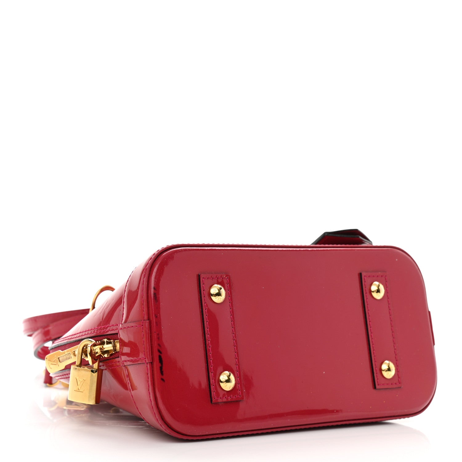 Louis Vuitton Vernis Alma BB Rose Indien 3 of 13