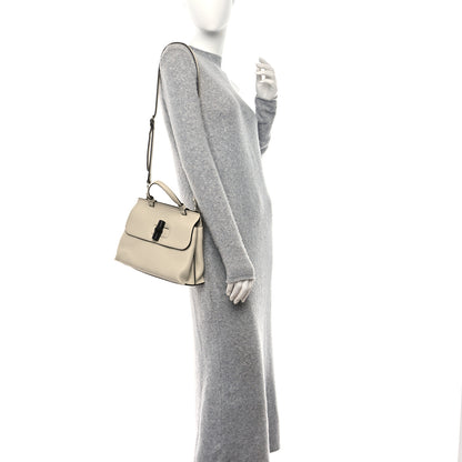 Gucci Cellarius Calfskin Small Bamboo Daily Top Handle Bag Mystic White 2 of 8