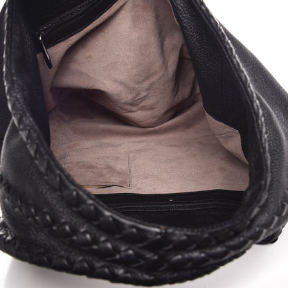 Bottega Veneta Cervo Deerskin Large Hobo Nero Black 5 of 7