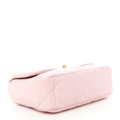 Chanel Goatskin Quilted Medium Chanel 19 Flap Light Pink 4 of 10