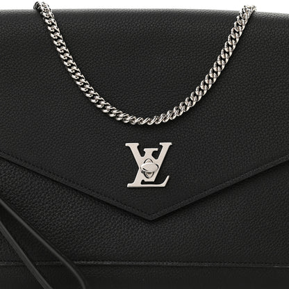 Louis Vuitton Soft Calfskin My Lockme Pochette Black 7 of 9