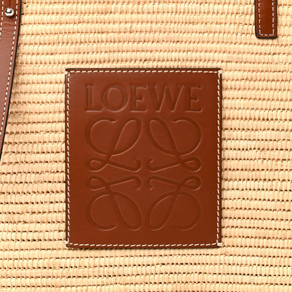 Loewe Raffia Small Square Basket Tote Bag Natural Tan 8 of 12