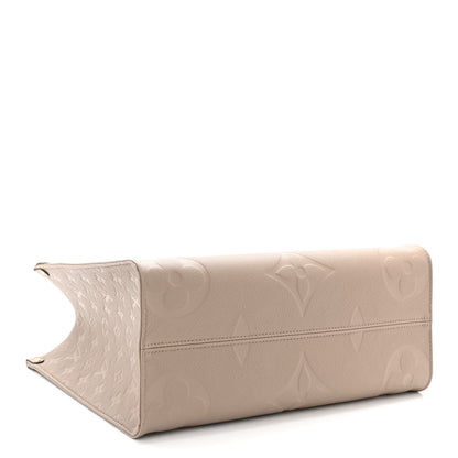 Louis Vuitton Empreinte Monogram Giant Onthego MM Tourterelle 4 of 10