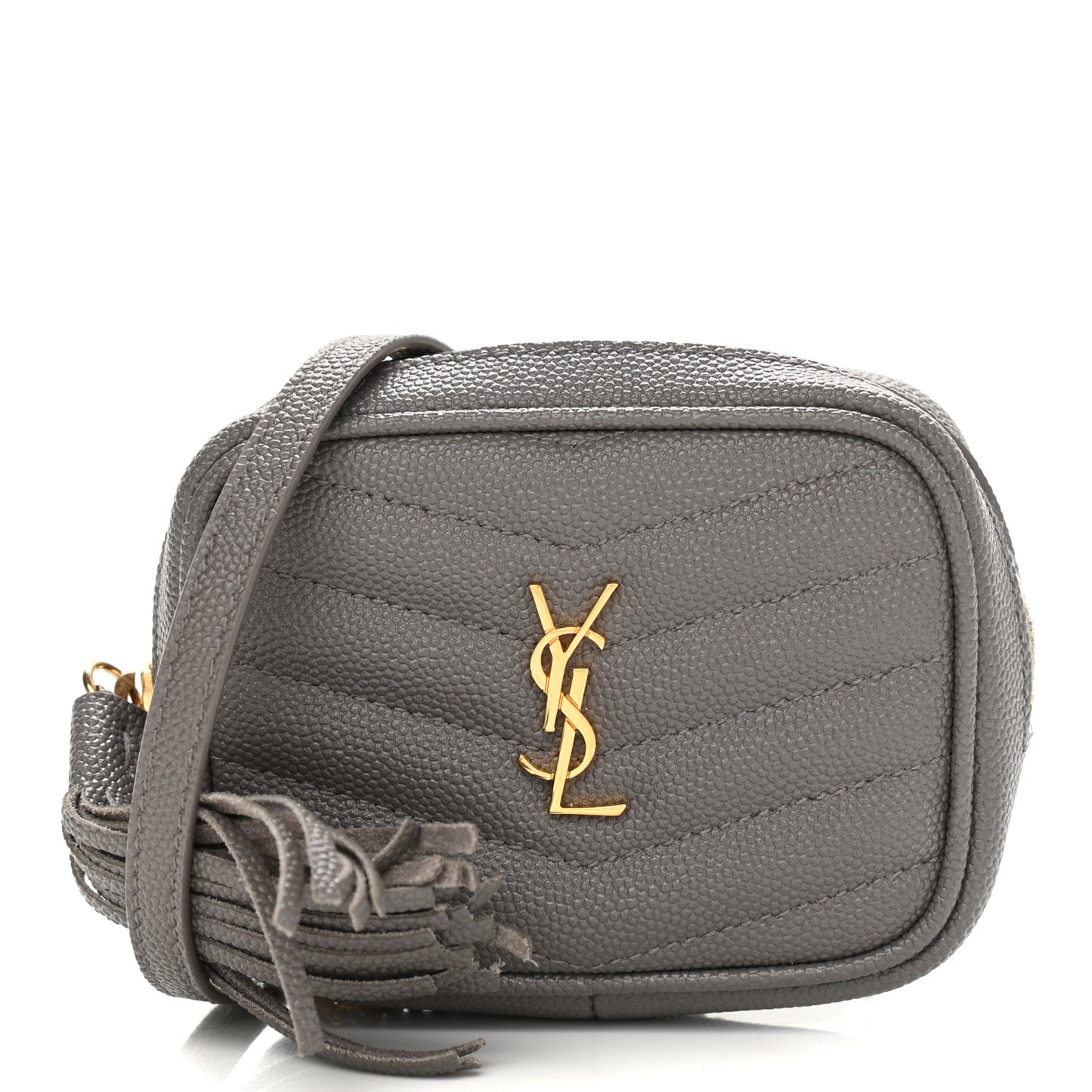 Grain De Poudre Matelasse Monogram Baby Lou Camera Bag Fog