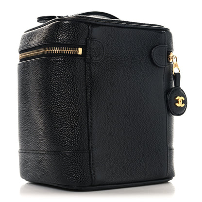 Chanel Caviar Vanity Cosmetic Case Black 3 of 7