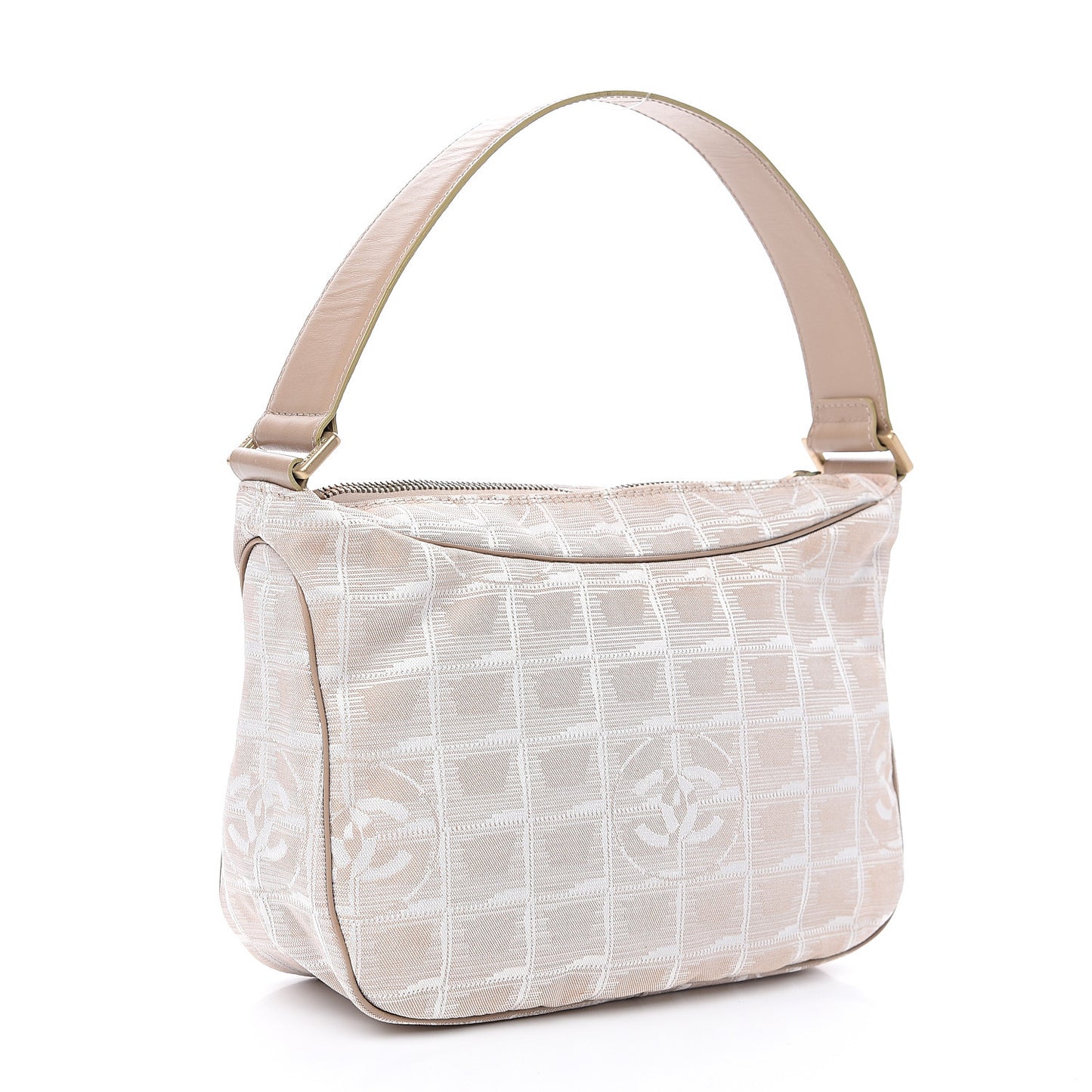 Nylon Travel Hobo Beige