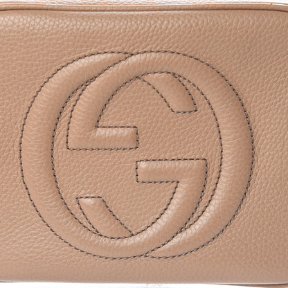 Gucci Pebbled Calfskin Small Soho Disco Bag Camelia 10 of 10