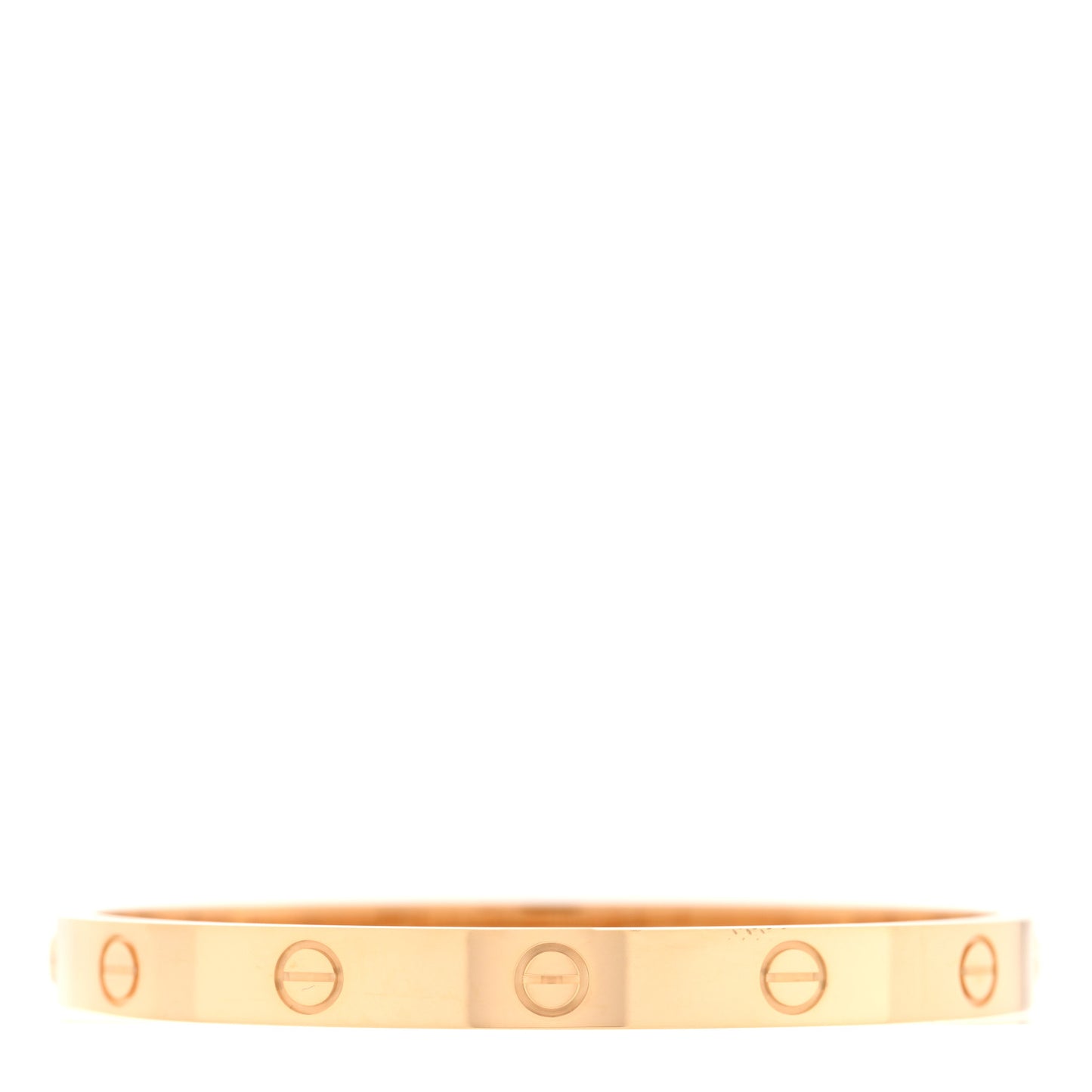 18K Yellow Gold LOVE Bracelet 17