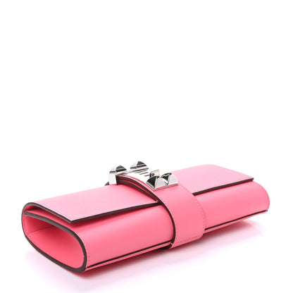 Hermes Swift Medor 23 Clutch Rose Azalee 4 of 9
