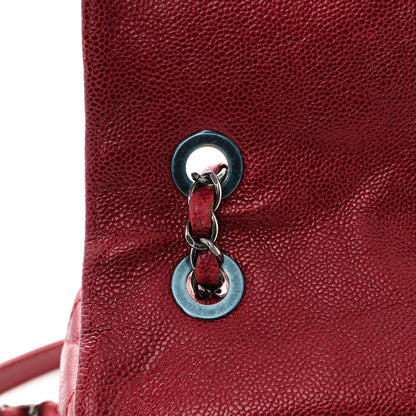 Chanel Iridescent Caviar Quilted Large Chic Flap Red 12 of 14