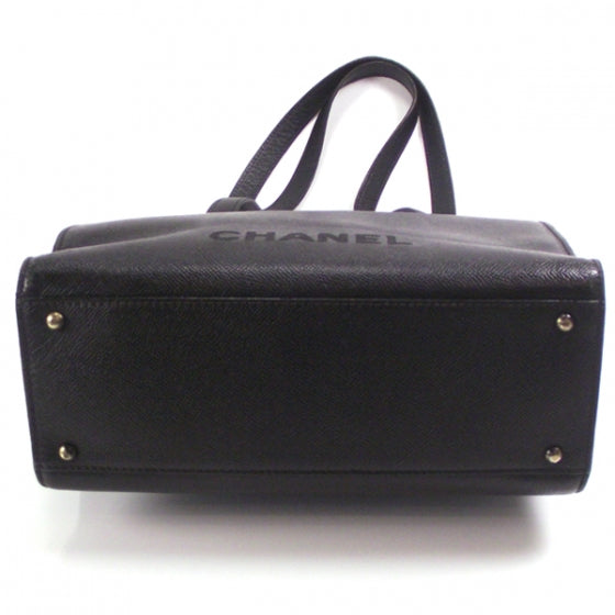 Vintage Simple Large Tote Black