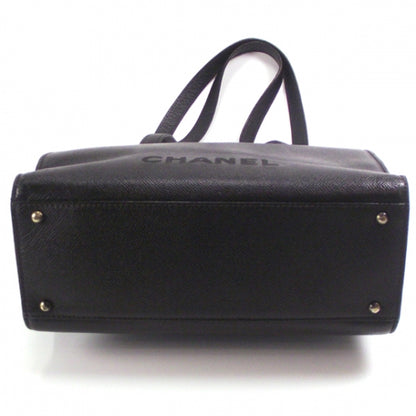 Chanel Vintage Simple Large Tote Black 4 of 12