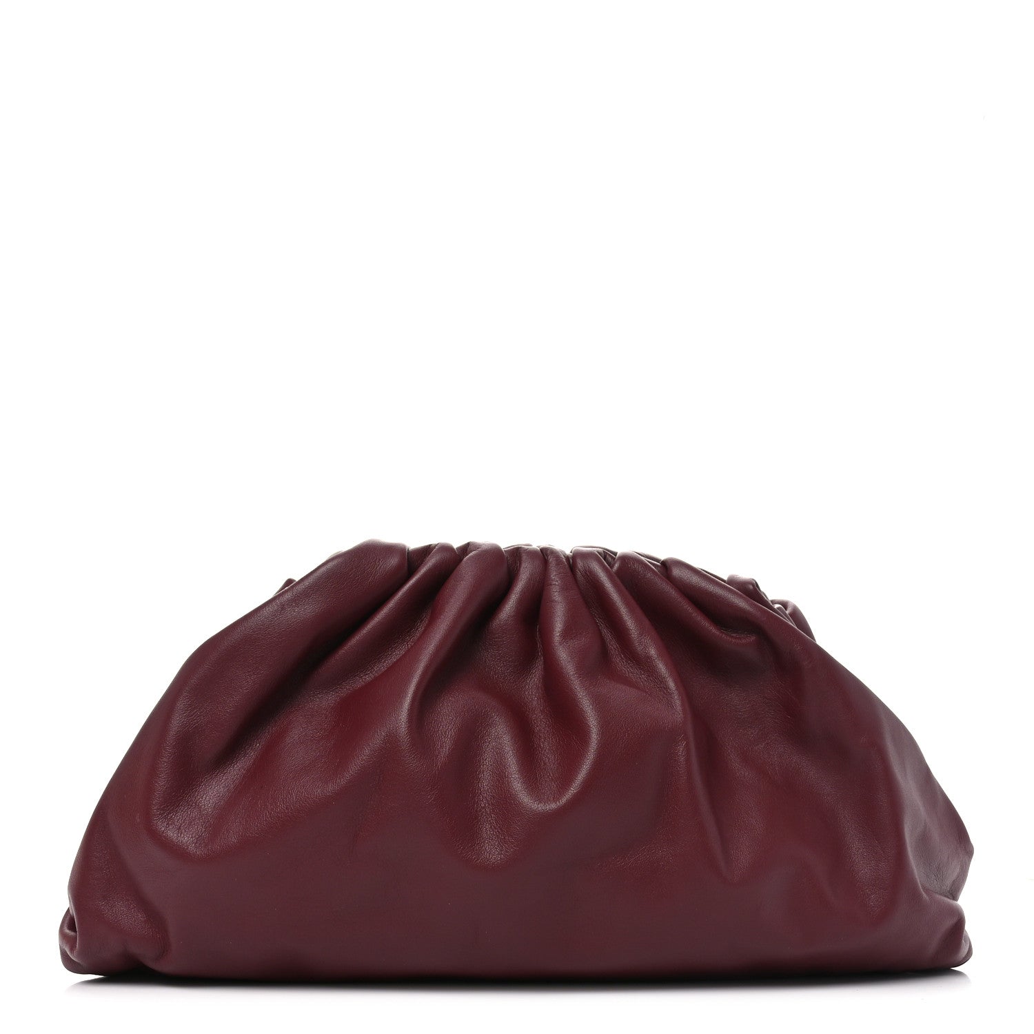 Bottega Veneta Smooth Butter Calf The Pouch Oversized Clutch Bordeaux 1 of 10