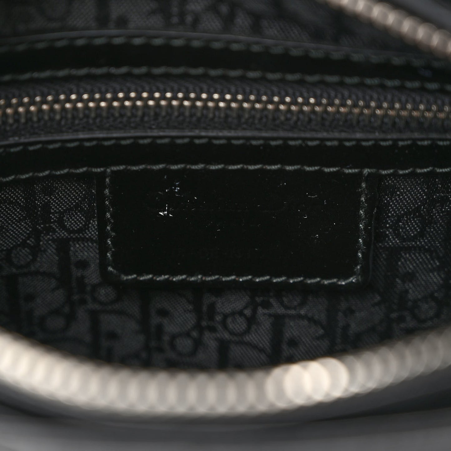 Patent Cannage Medium Lady Dior Black