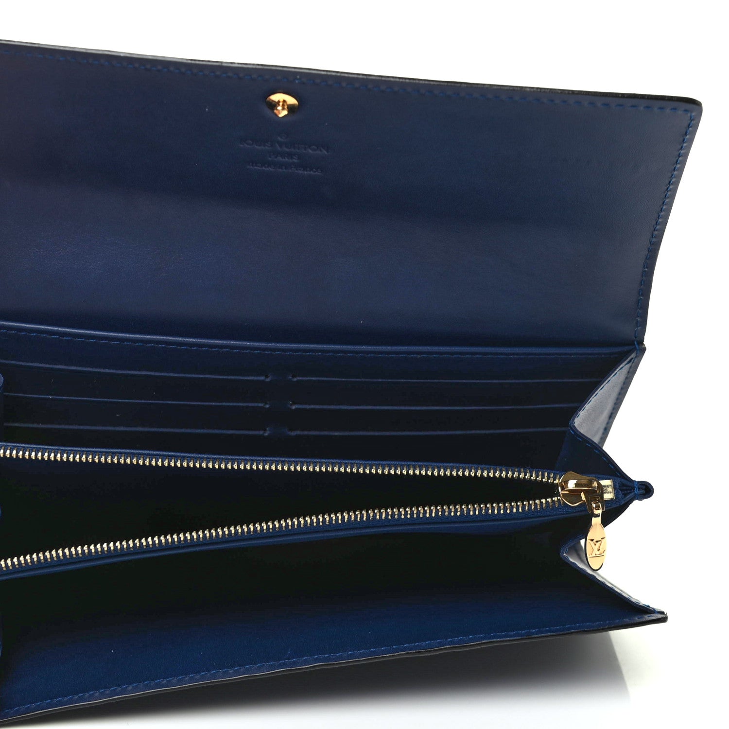 Louis Vuitton Vernis Sarah Wallet Grand Blue 5 of 8