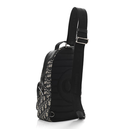 Christian Dior Oblique Mini Rider Backpack Black 2 of 12