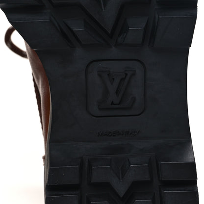Louis Vuitton Calfskin Territory Ranger Combat Boots 36.5 Cognac 6 of 9